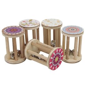 Jwin KZ-602 Kafesli Ahşap El Zili/Çıngırak