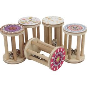 Jwin KZ-602 Kafesli Ahşap El Zili/Çıngırak