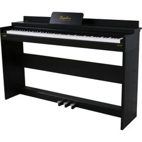 Jwin Siyah Sapphire SDP-140BK 88 Tuşlu Kapaklı Çekiç Aksiyonlu Dijital Piyano