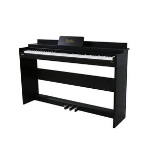 Jwin Siyah Sapphire SDP-140BK 88 Tuşlu Kapaklı Çekiç Aksiyonlu Dijital Piyano