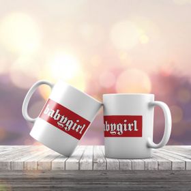K-185 Babygirl Yazılı Baskılı Hediyelik Kupa Bardak