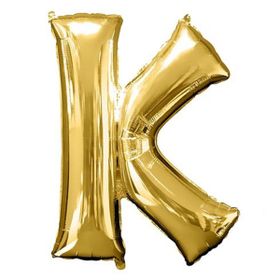 K Harf Altın 100 cm Folyo Balon