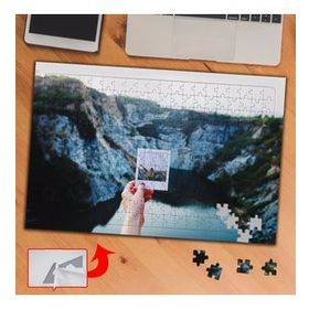 K178 Manzaraya Karşı Fotoğraf Doğa 240 Parça Puzzle Yapboz Tablo