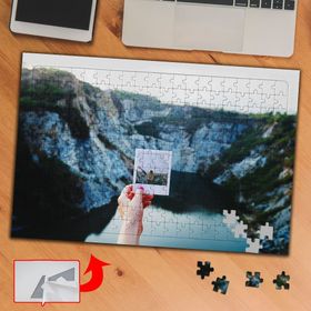 K178 Manzaraya Karşı Fotoğraf Doğa 240 Parça Puzzle Yapboz Tablo