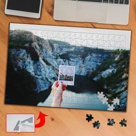 K178 Manzaraya Karşı Fotoğraf Doğa 240 Parça Puzzle Yapboz Tablo