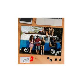 K183 Karavan Araba Gezi Kamp 240 Parça Puzzle Yapboz Tablo