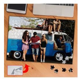 K183 Karavan Araba Gezi Kamp 240 Parça Puzzle Yapboz Tablo