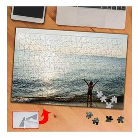 K203 Denizde Ellerini Açmış Çocuk 240 Parça Puzzle Yapboz Tablo