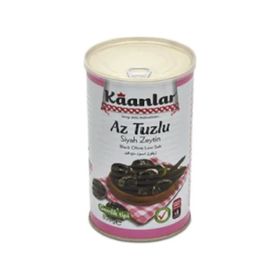 Kaanlar 800 gr Az Tuzlu Doğal Siyah Zeytin