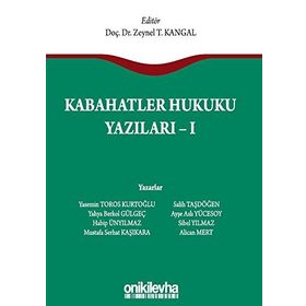 Kabahatler Hukuku Yazıları - 1