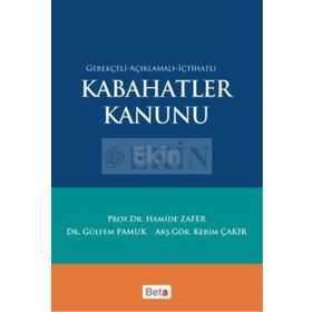 KABAHATLER KANUNU - FURKAN ÇALIŞKAN