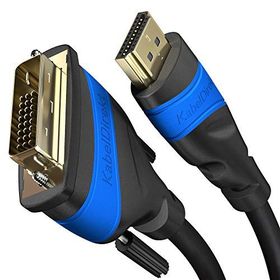 KabelDirekt ‎301 Siyah HDMI-DVI 1.5 m Adaptör Kablosu