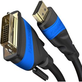 KabelDirekt ‎301 Siyah HDMI-DVI 1.5 m Adaptör Kablosu