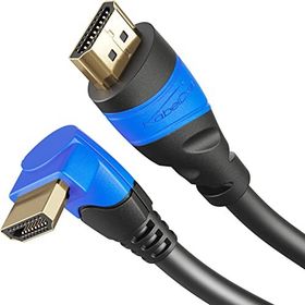 KabelDirekt 90° Açılı 1 m 75 Ohm Anten Kablosu