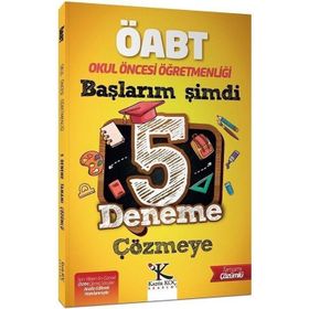 Kadir Koç Akademi 2023 ÖABT Okul Öncesi Öğretmenliği Başlarım Şimdi 5 Deneme Çözmeye