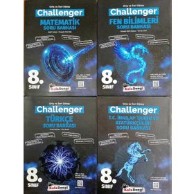 Kafa Dengi 8. Sınıf LGS Challenger 4'lü Soru Bankası Seti