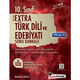 Kafa Dengi Yayınları 10. Sınıf Türk Dili ve Edebiyatı Extra Soru Bankası