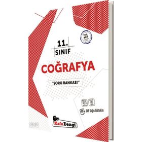 Kafa Dengi Yayınları 11. Sınıf Coğrafya Soru Bankası