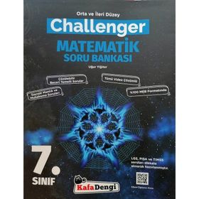 Kafa Dengi Yayınları 7. Sınıf Challenger Matematik Soru Bankası
