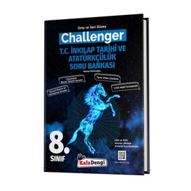 Kafa Dengi Yayınları - 8. Sınıf Challenger T.C. İnkılap Tarihi Orta ve İleri Düzey Tümü Video Çözümlü Soru Bankası