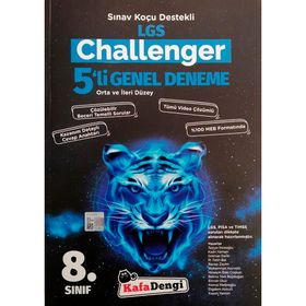 Kafa Dengi Yayınları 8. Sınıf LGS Challenger 5 Genel Deneme