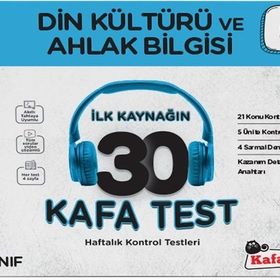 Kafa Dengi Yayınları 8. Sınıf LGS Din Kültürü ve Ahlak Bilgisi İlk Kaynağın 30 Kafa Testi