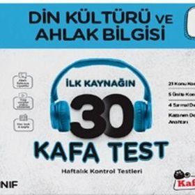 Kafa Dengi Yayınları 8. Sınıf LGS Din Kültürü ve Ahlak Bilgisi İlk Kaynağın 30 Kafa Testi