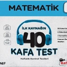 Kafa Dengi Yayınları 8. Sınıf LGS Matematik İlk Kaynağın 40 Kafa Test