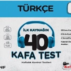 Kafa Dengi Yayınları 8. Sınıf LGS Türkçe İlk Kaynağın 40 Kafa Testi
