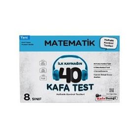Kafa Dengi Yayınları 8. Sınıf Matematik 40 Kafa Test
