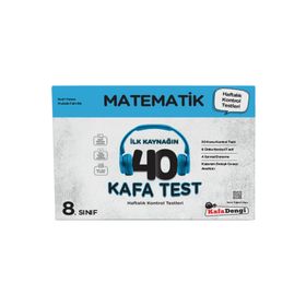 Kafa Dengi Yayınları 8. Sınıf Matematik 40 Kafa Test