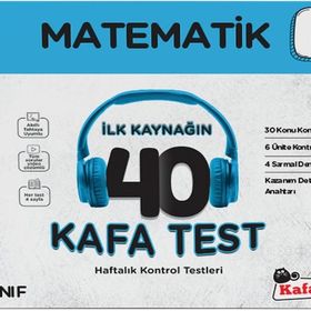 Kafa Dengi Yayınları 8. Sınıf Matematik 40 Kafa Test