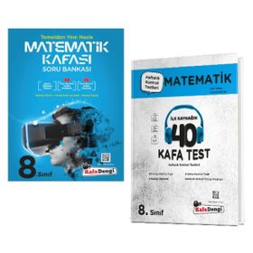 Kafa Dengi Yayınları - 8. Sınıf Matematik Kafası Soru Bankası + Matematik Kafa Test
