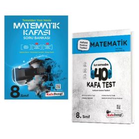 Kafa Dengi Yayınları - 8. Sınıf Matematik Kafası Soru Bankası + Matematik Kafa Test
