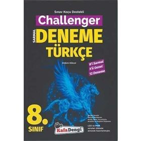 Kafa Dengi Yayınları 8. Sınıf Türkçe Challenger Sarmal 12 Deneme