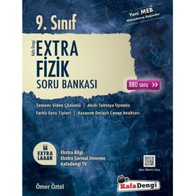 Kafa Dengi Yayınları 9. Sınıf Fizik Extra Soru Bankası