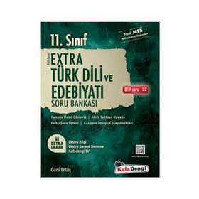 Kafa Dengi Yayınları Kafadengi Yayınları 11. Sınıf Türk Dili ve Edebiyatı Extra Soru Bankası