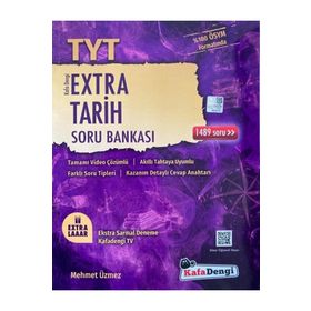 Kafa Dengi Yayınları Kafadengi Yayınları TYT Tarih Extra Soru Bankası