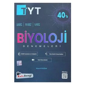 Kafa Dengi Yayınları TYT Biyoloji 40 Branş Denemesi