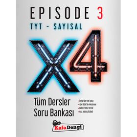 Kafa Dengi Yayınları TYT Sayısal X4 Tüm Derslerı Episode 3 Soru Bankası