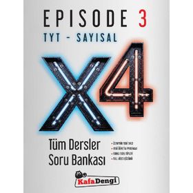Kafa Dengi Yayınları TYT Sayısal X4 Tüm Derslerı Episode 3 Soru Bankası