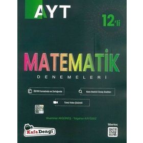 Kafa Dengi Yayınları YKS AYT Matematik 12'li Deneme