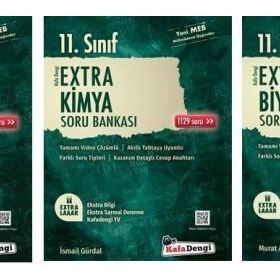 Kafadengi 11. Sınıf Fizik Kimya Biyoloji Extra Soru Bankası Seti 2023