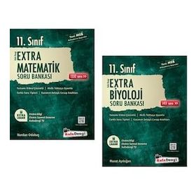 Kafadengi 11. Sınıf Matematik + Biyoloji Extra Soru Bankası Seti 2 Kitap 2023