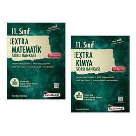 Kafadengi 11. Sınıf Matematik + Kimya Extra Soru Bankası Seti 2 Kitap 2023