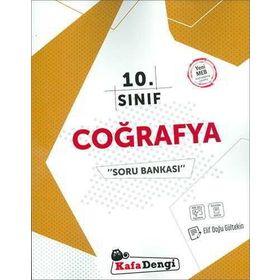 Kafadengi Yayınları 10.Sınıf Coğrafya Soru Bankası