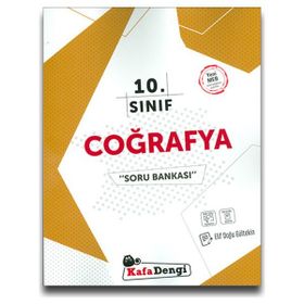 Kafadengi Yayınları 10.Sınıf Coğrafya Soru Bankası