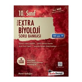 KafaDengi Yayınları 10.Sınıf Extra Biyoloji Soru Bankası