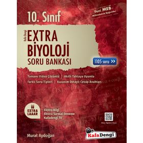 KafaDengi Yayınları 10.Sınıf Extra Biyoloji Soru Bankası