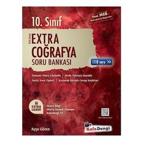 KafaDengi Yayınları 10.Sınıf Extra Coğrafya Soru Bankası
